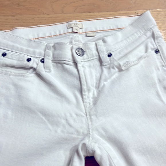 J Crew Toothpick Stretch White Jeans - Picture 5 of 11
